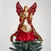 Angel Tree Topper - Red by Christmas Tree Malaysia
