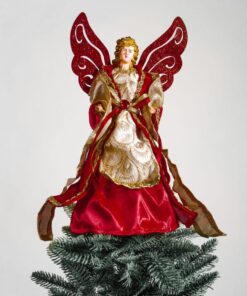 Angel Tree Topper - Red by Christmas Tree Malaysia