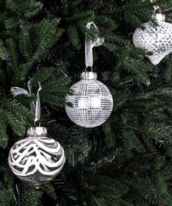 Convival Baubles - White (6 pcs) by Christmas Tree Malaysia