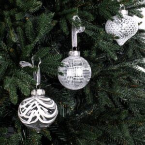 Convival Baubles - White (6 pcs) by Christmas Tree Malaysia