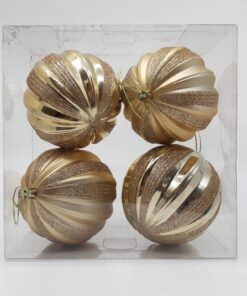 Cosmo Baubles - Bronze dimensions (1) by Christmas Tree Malaysia