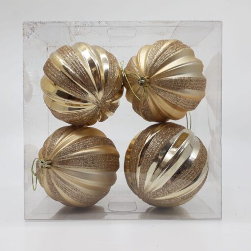 Cosmo Baubles - Bronze dimensions (1) by Christmas Tree Malaysia