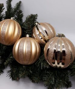 Cosmo Baubles - Bronze dimensions (2) by Christmas Tree Malaysia