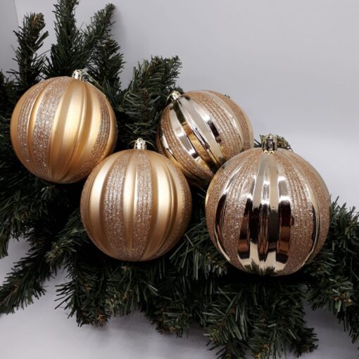 Cosmo Baubles - Bronze dimensions (2) by Christmas Tree Malaysia