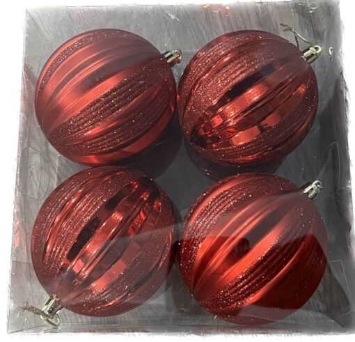Cosmo Baubles - Red dimensions (1) by Christmas Tree Malaysia