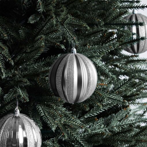 Cosmo Baubles - Silver by Christmas Tree Malaysia