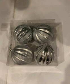 Cosmo Baubles - Silver dimensions (1) by Christmas Tree Malaysia