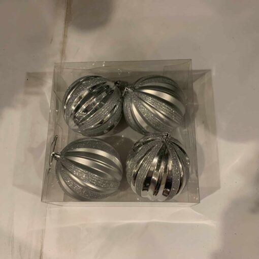 Cosmo Baubles - Silver dimensions (1) by Christmas Tree Malaysia