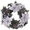 Eira Wreath - Silver by Christmas Tree Malaysia