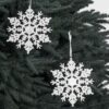 Giant Snowflake Bauble – White by Christmas Tree Malaysia