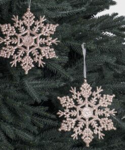 Giant Snowflake Baubles - Bronze (1 pc) by Christmas Tree Malaysia