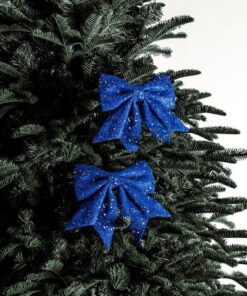Glittery Ribbons - Blue by Christmas Tree Malaysia