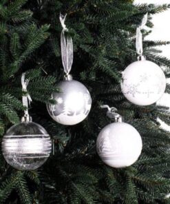 Larking Baubles - Silver by Christmas Tree Malaysia