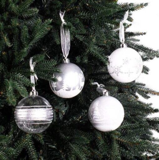 Larking Baubles - Silver by Christmas Tree Malaysia