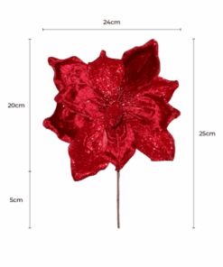 Magnolia - Red dimensions (2) by Christmas Tree Malaysia