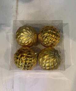 Malatya Baubles - Gold dimensions (2) by Christmas Tree Malaysia