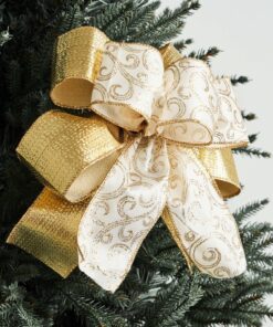 Christmas Tree Ribbon - Gold