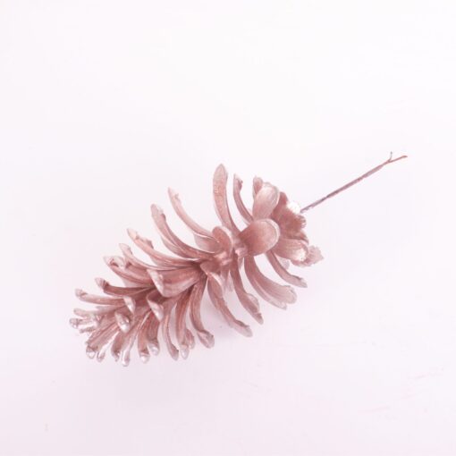 Merari Pine Cone – Rose Gold dimensions (1) by Christmas Tree Malaysia