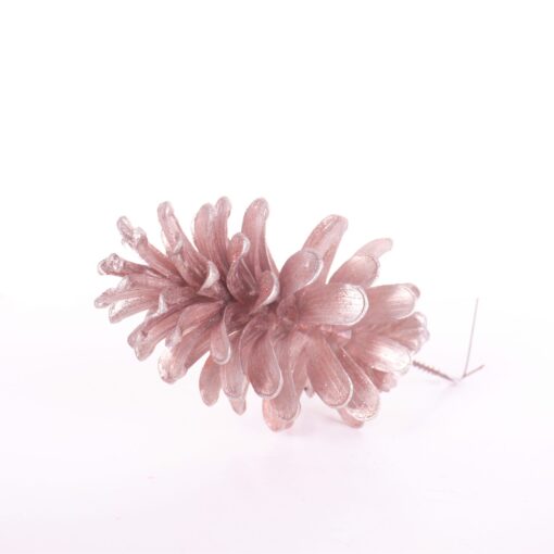 Merari Pine Cone – Rose Gold dimensions (2) by Christmas Tree Malaysia