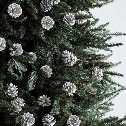 Mini Pine Cones – Silver by Christmas Tree Malaysia
