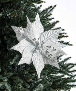Morty Poinsettia - Silver by Christmas Tree Malaysia