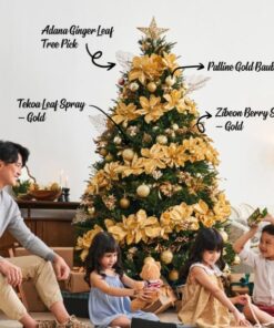 Palline Foundation Baubles - 4 Colours, 8cm (24 pcs) dimensions (1) by Christmas Tree Malaysia