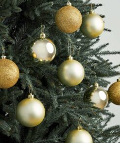 Palline Foundation Baubles - 4 Colours, 8cm (24 pcs) dimensions (3) by Christmas Tree Malaysia