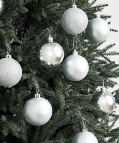 Palline Foundation Baubles - 4 Colours, 8cm (24 pcs) dimensions (5) by Christmas Tree Malaysia