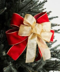 Sansa Christmas Tree Ribbon - Red by Christmas Tree Malaysia