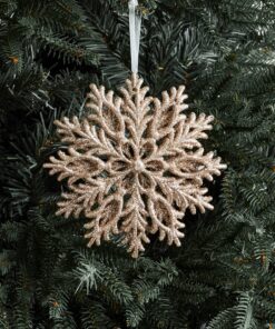 Snowflake Baubles - Bronze by Christmas Tree Malaysia