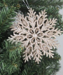 Snowflake Baubles - Bronze dimensions (2) by Christmas Tree Malaysia