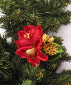 Trio Tree Pick - Red dimensions (1) by Christmas Tree Malaysia